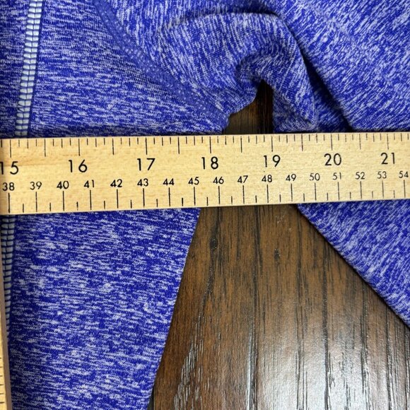 Athleta Running Wild 3.0 Half-Zip Pullover Small Heather Purple Long Sleeve - Picture 9 of 12